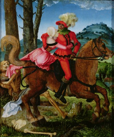 The Knight, the Young Girl and Death by Hans Baldung Grien